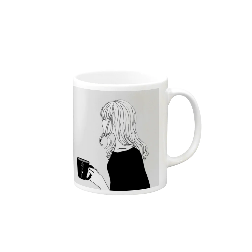 Meow__35のWanna be your cup of tea Mug :right side of the handle