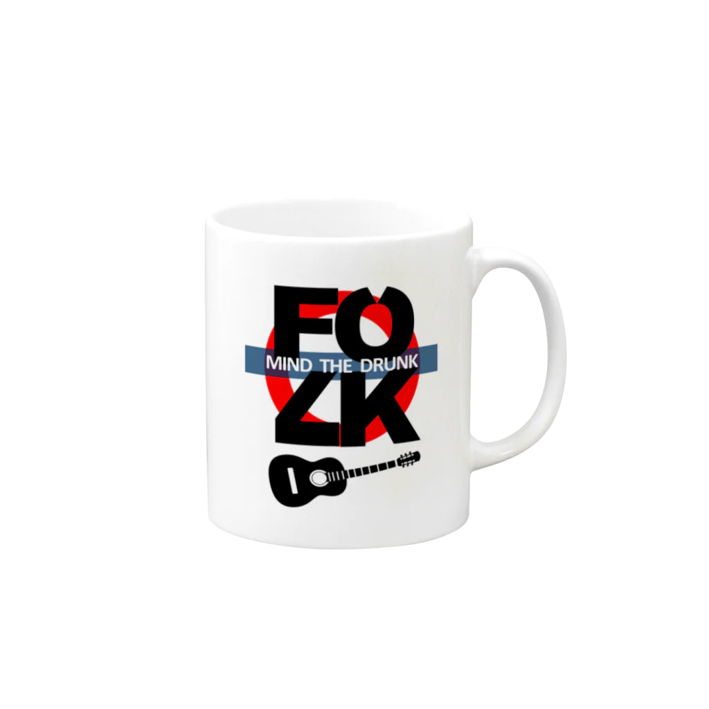 QUIET LIGHTHOUSE STOREのUK×MUSIC Mug :right side of the handle