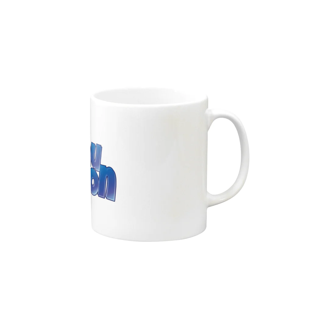 安全祈願のCommu Mug :right side of the handle