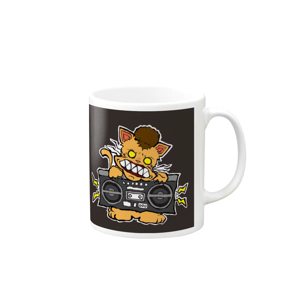 KENNY a.k.a. Neks1のSoundNoiseCat Mug :right side of the handle