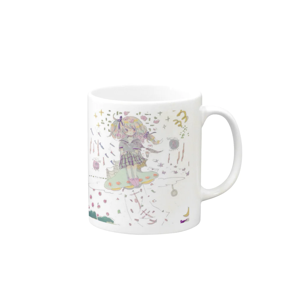 みいこの宇宙からきみへ Mug :right side of the handle