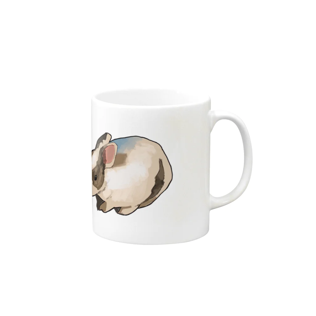 Raimuのぽんちゃん Mug :right side of the handle