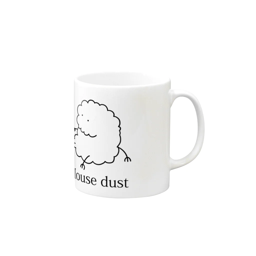 かづきのほこりくん Mug :right side of the handle