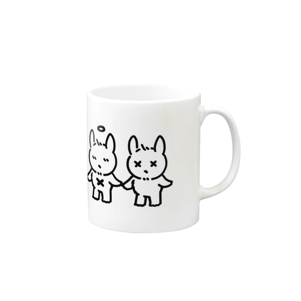 SLEEPYs SHOPのいつでもオラオラSLEEPYs Mug :right side of the handle