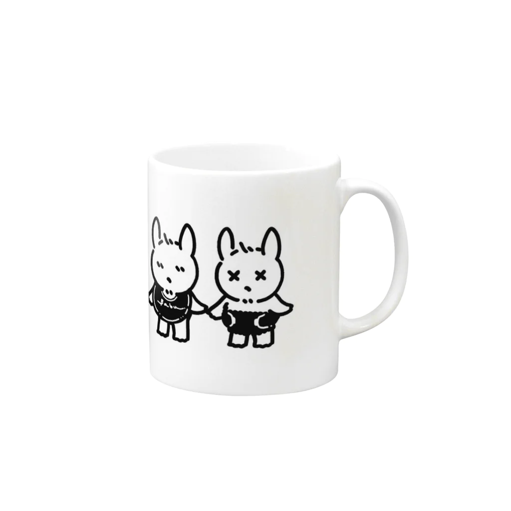 SLEEPYs SHOPの生まれましたSLEEPYs Mug :right side of the handle