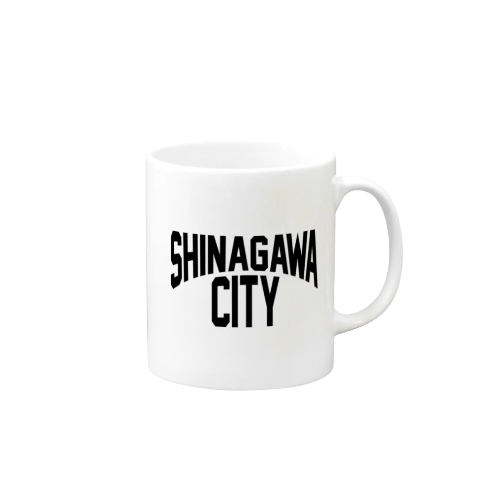 JAMMIN DESIGNのSHINAGAWA CITY(BK) Mug :right side of the handle