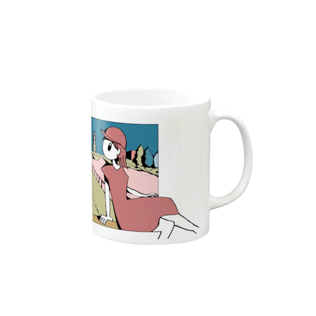 ◆ZUEの-Berlin- Mug :right side of the handle