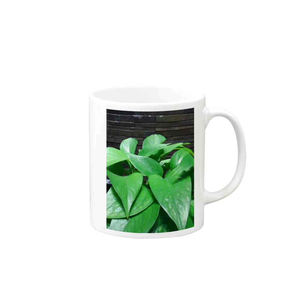 koasaichiのgreen Mug :right side of the handle