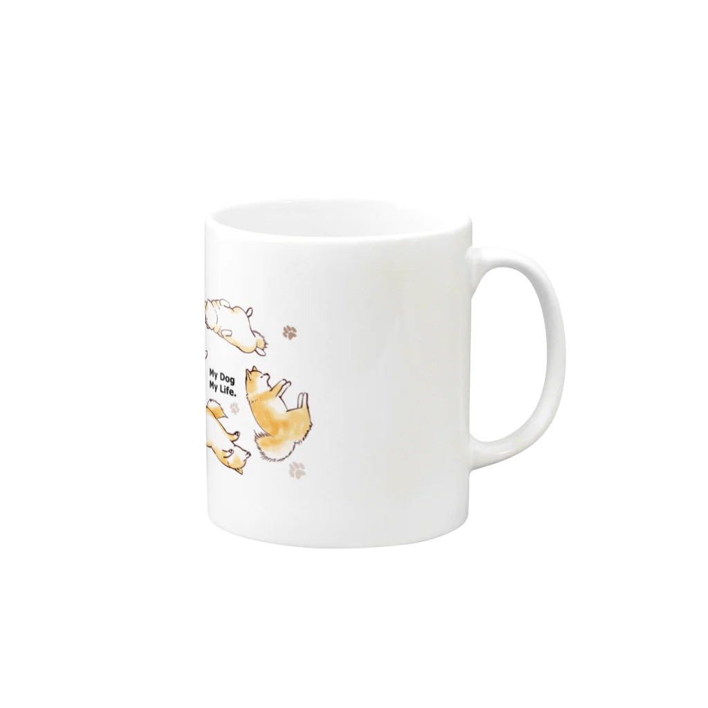 あたちたちのおみせのMy Dog. My Life Mug :right side of the handle