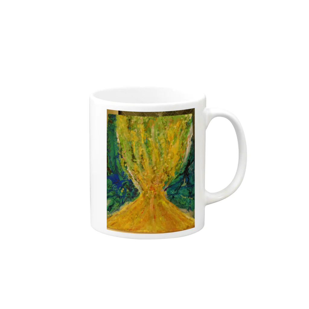 SPADAのTree of life Mug :right side of the handle