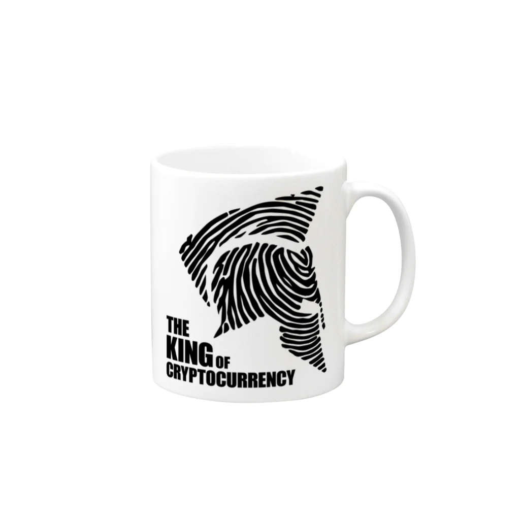 【仮想通貨】ADKグッズ専門店 のThe King Mug :right side of the handle