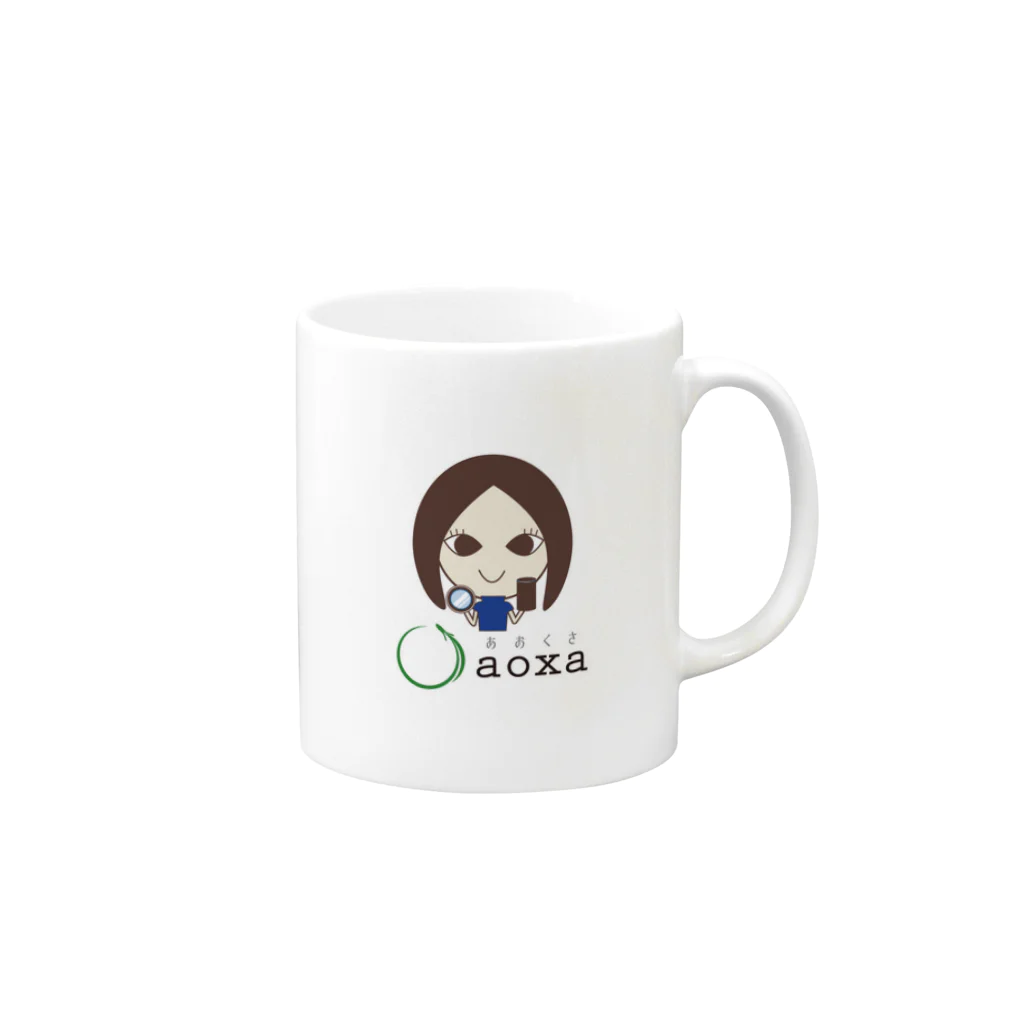 あおくさ- aoxaの【Pierre様限定】あおくさカップ Mug :right side of the handle