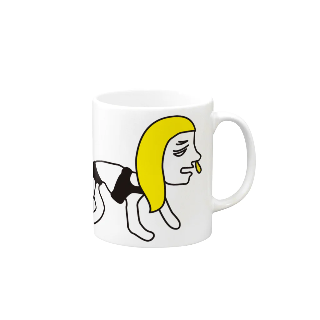 なんとかヴァインのお店のなんとかヴァイン Mug :right side of the handle