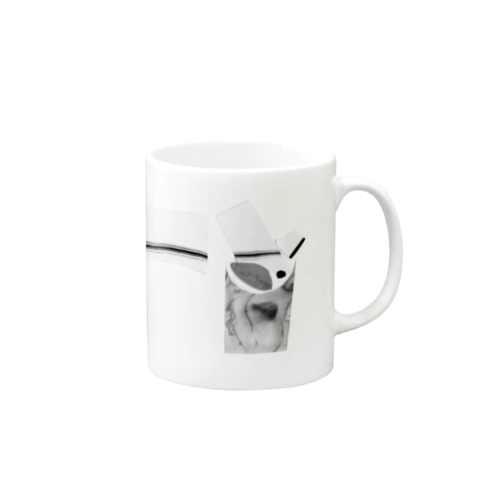 Toumei shopのa.m.t18/18 Mug :right side of the handle