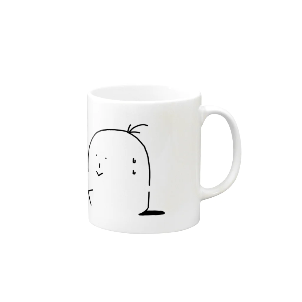 けんゆーのけんゆーマンガオリジナル商品 Mug :right side of the handle