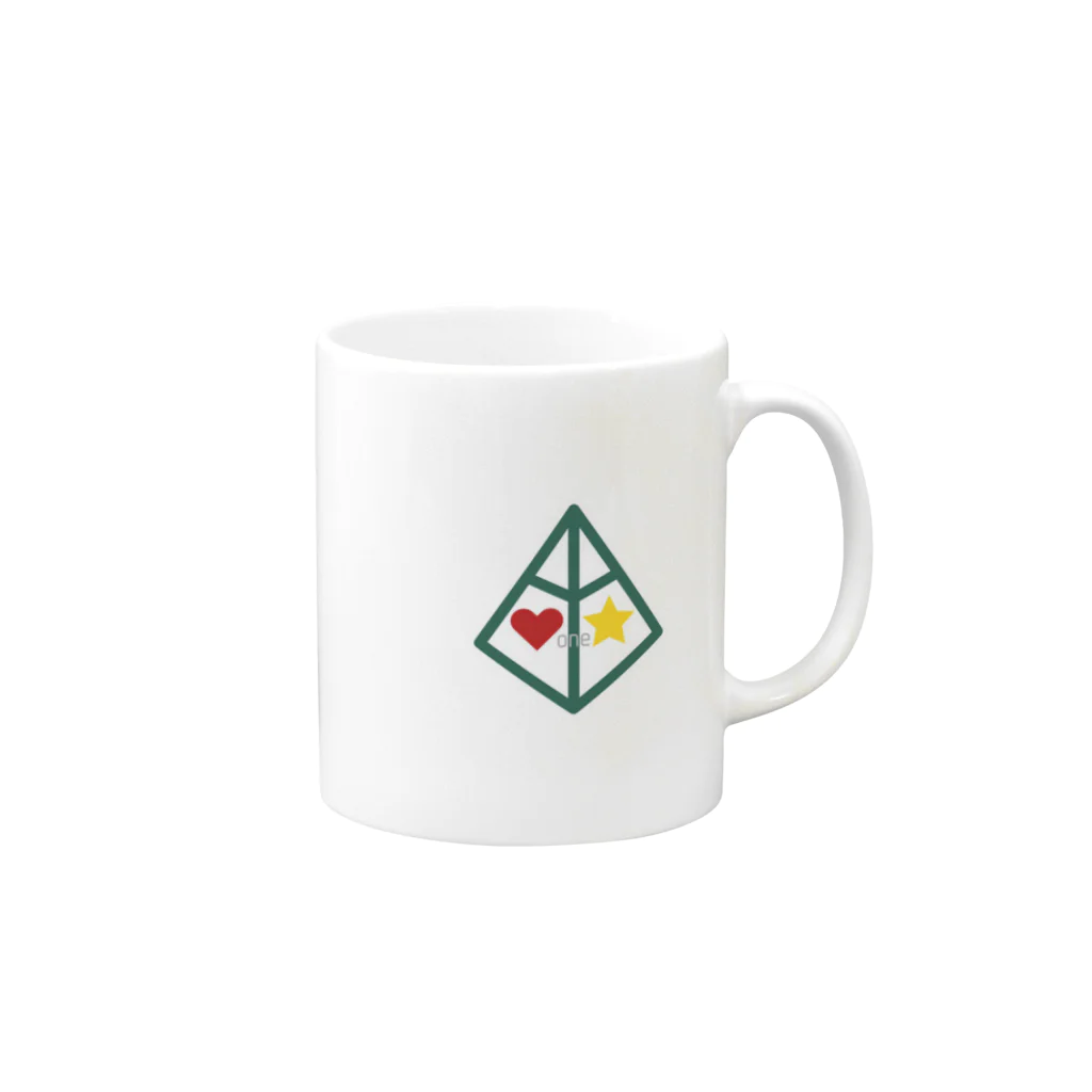 hybrid-iの秘密結社かもしれない Mug :right side of the handle