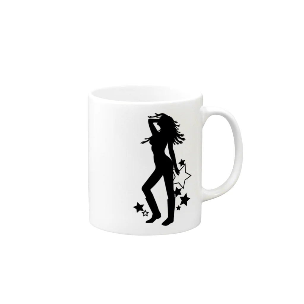 MsFactryのスターシリーズ✖️ハロウィン Mug :right side of the handle