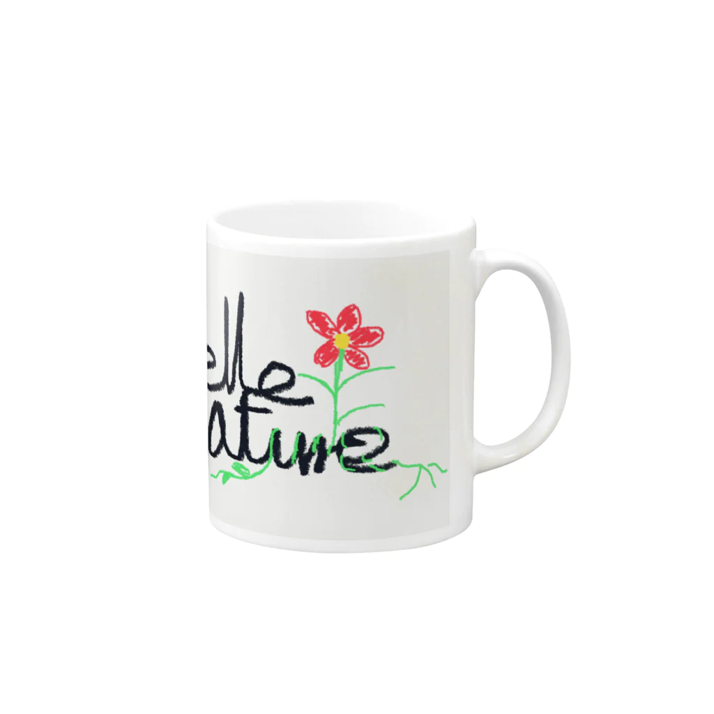 KING63019のbelle nature Mug :right side of the handle