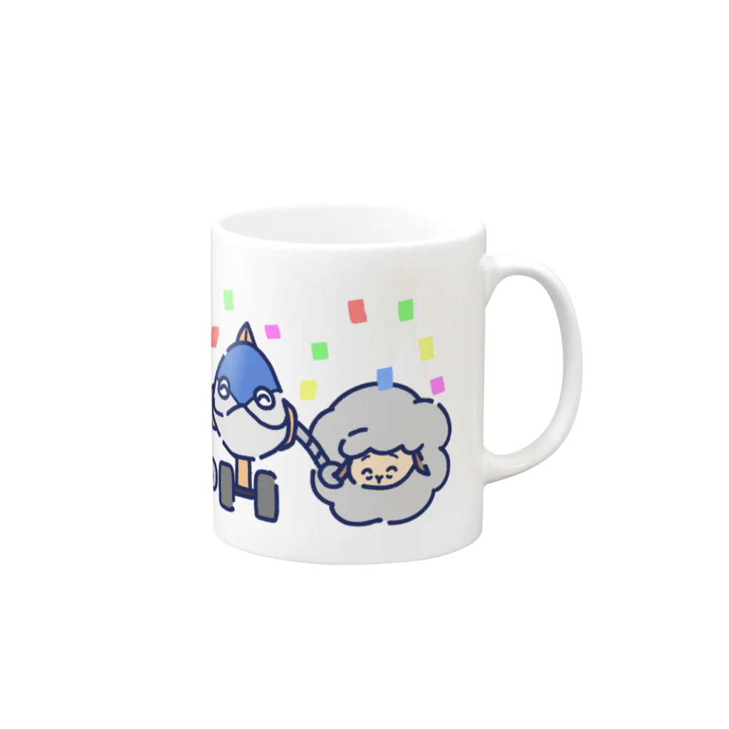 さらだふれんずのさらだふぁいぶ！(2019) Mug :right side of the handle