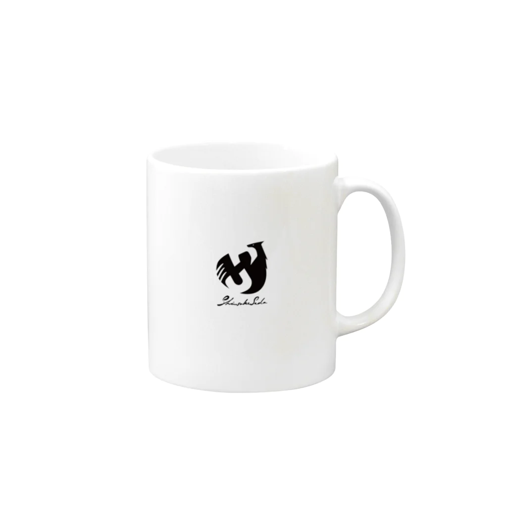 Shinsuke Sada Goods ShopのSHINSUKE SADA オフィシャルロゴグッズ Mug :right side of the handle