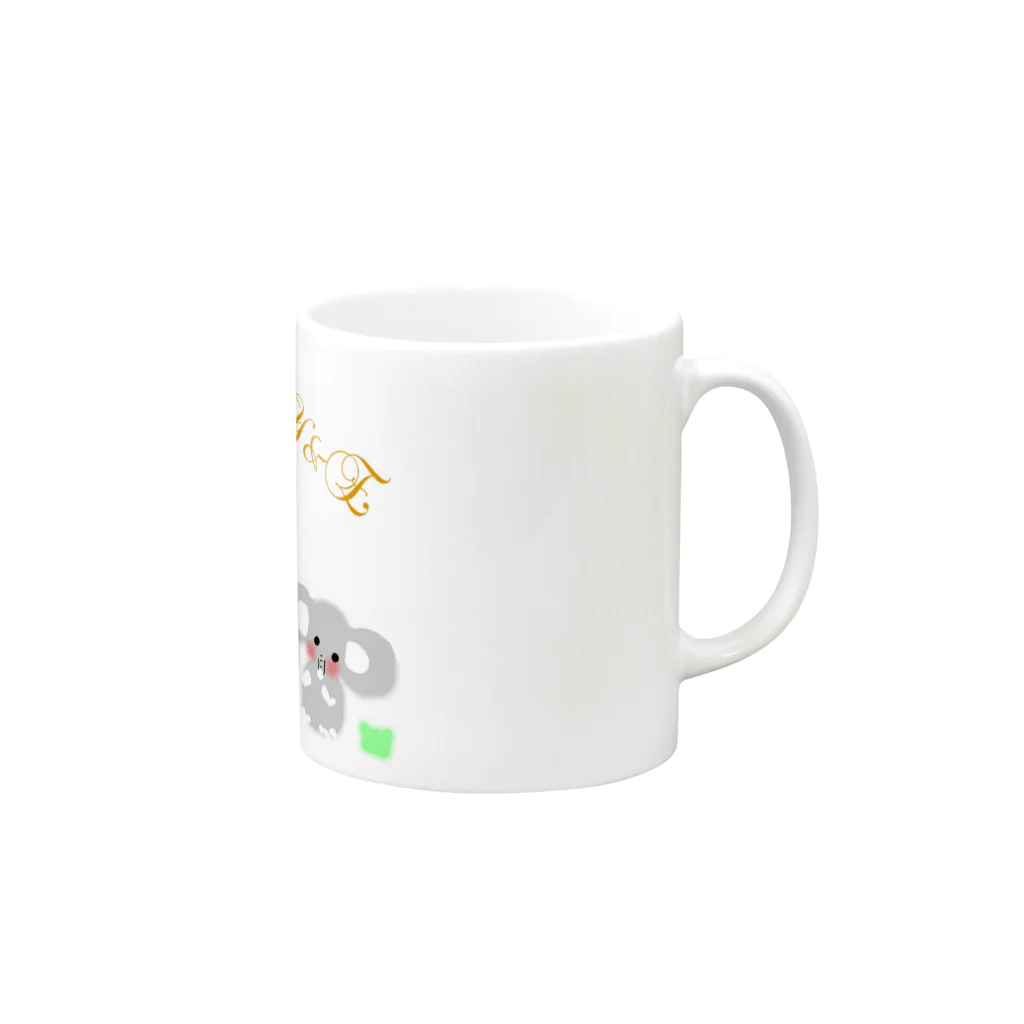 E・M・IのFamily×elephant Mug :right side of the handle