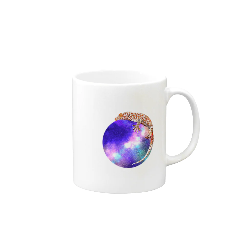 りーあのGalaxy Tokkay Mug :right side of the handle