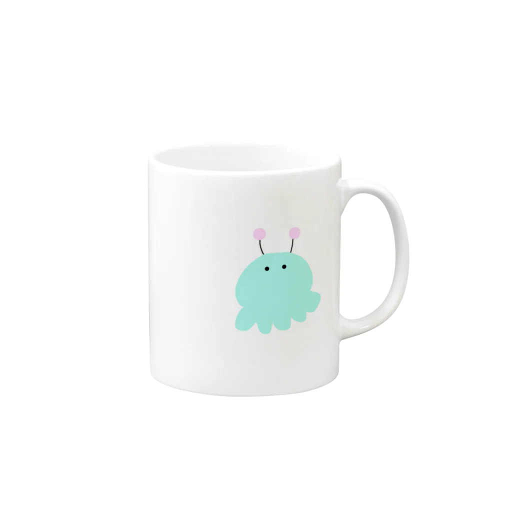 ぴぺ子のえいりあん2 Mug :right side of the handle