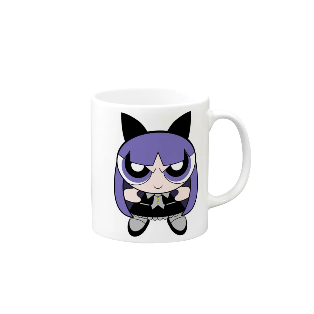 There Will Be Bloodのviolet girl Mug :right side of the handle