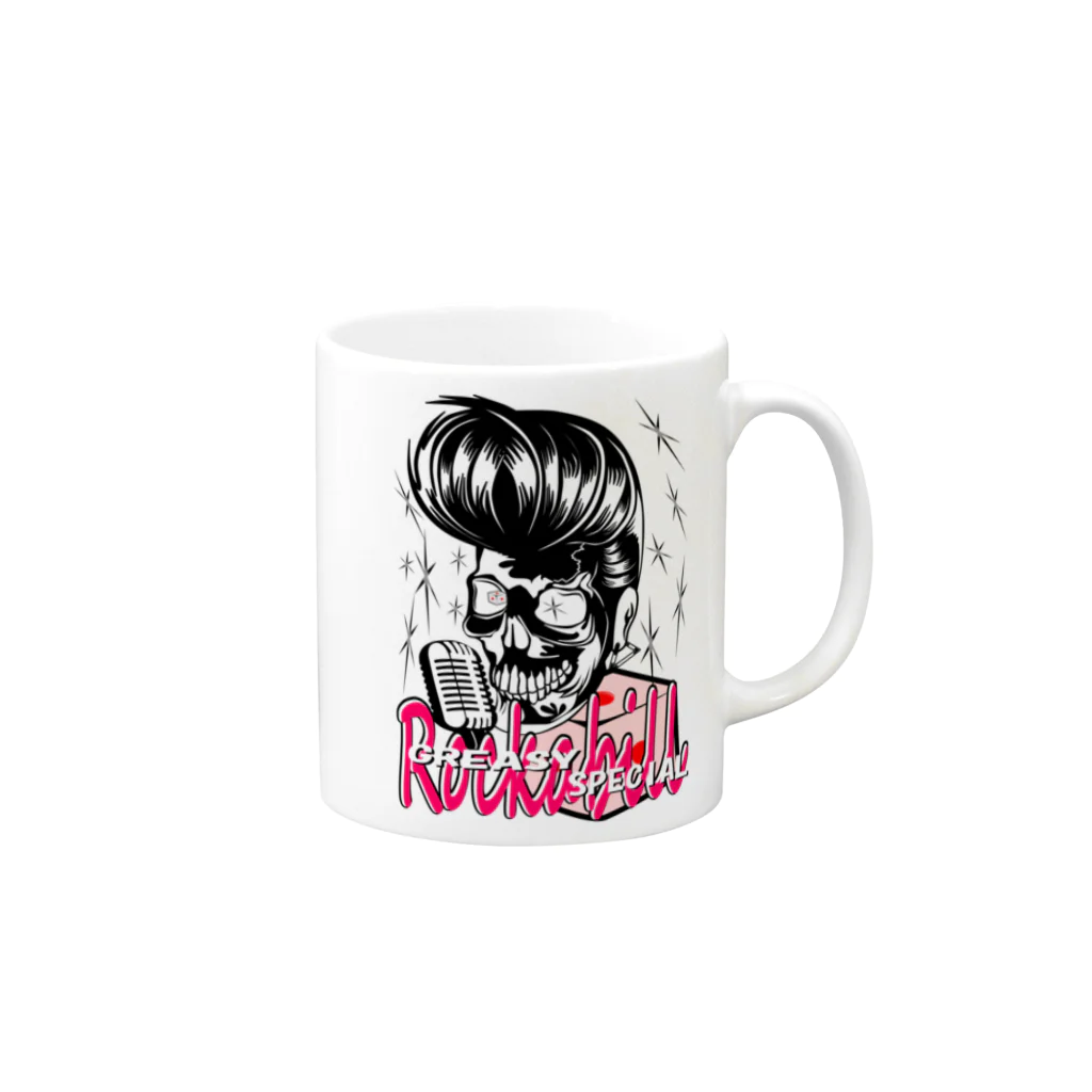 SilhouettesのRockabillシリーズ！ Mug :right side of the handle