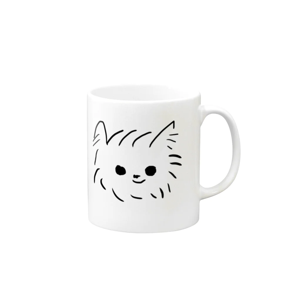 ＲＮＲＮのけだまねこ Mug :right side of the handle