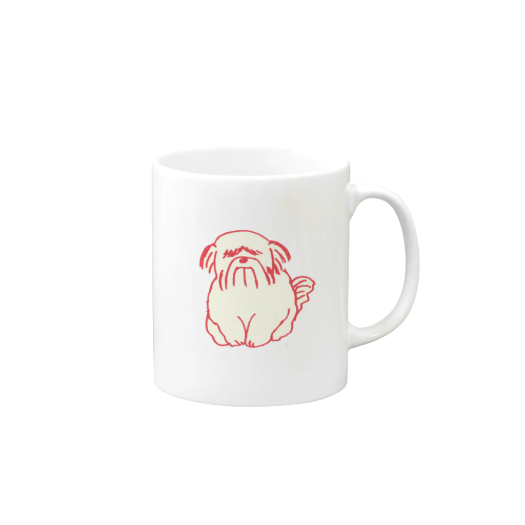 STORE（ストア）のinu_Shih Tzu Mug :right side of the handle