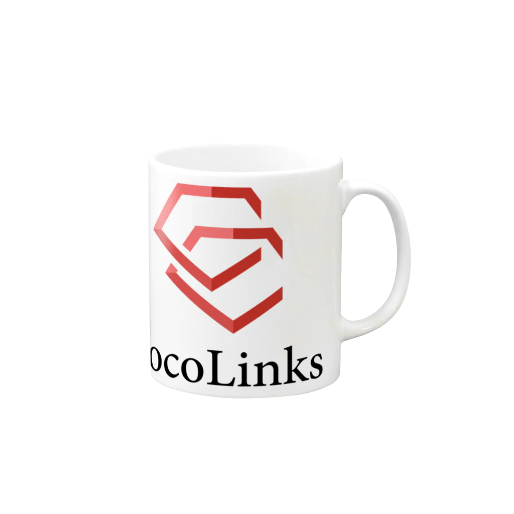 CocoLinksのCocoLinksロゴグッズ Mug :right side of the handle