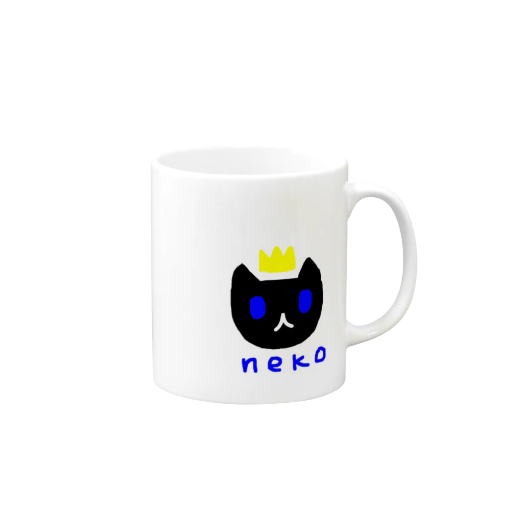 mayu-tiaのnekoちゃん Mug :right side of the handle