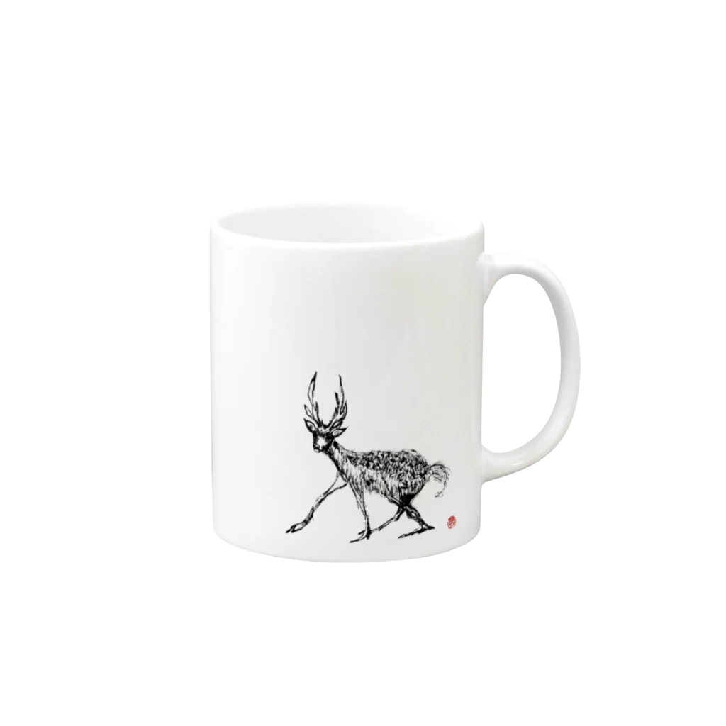 chelseaのdeer Mug :right side of the handle