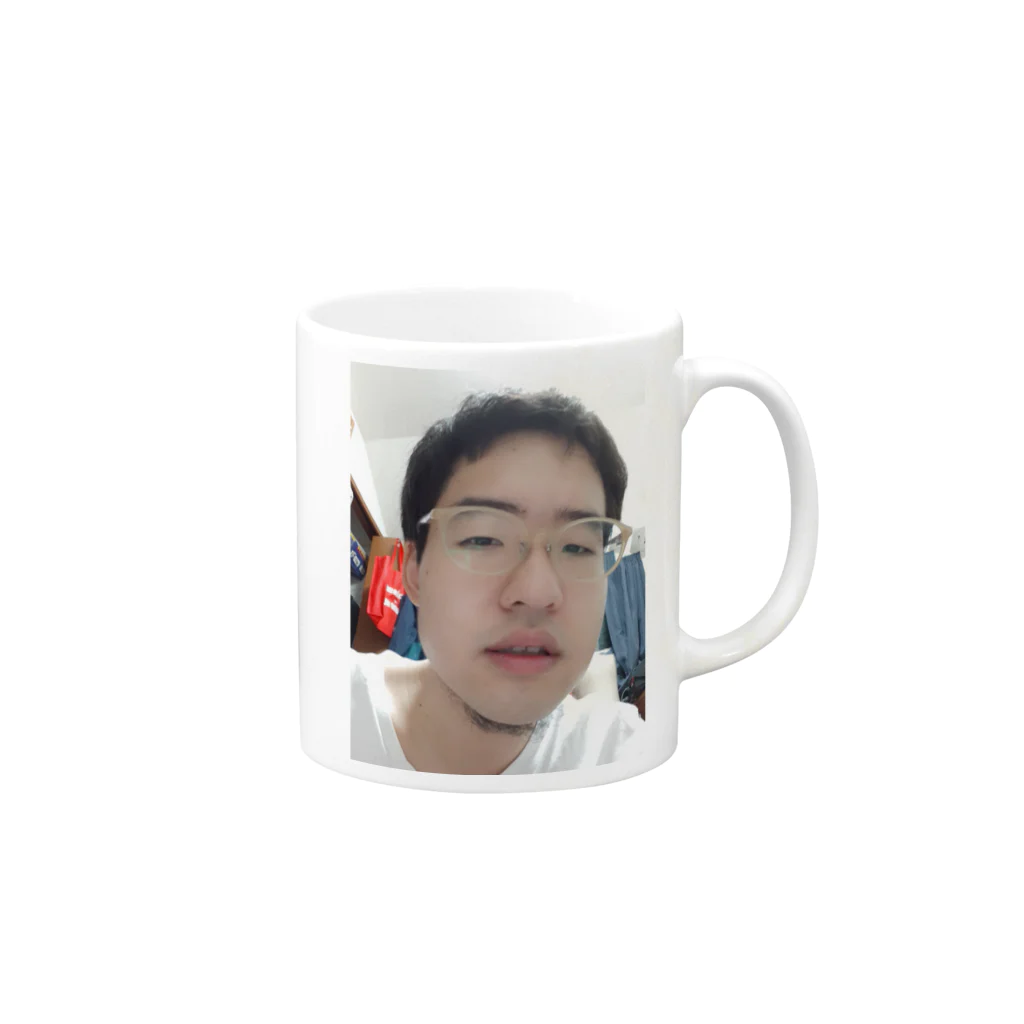 soldoutの謎のマグカップ Mug :right side of the handle