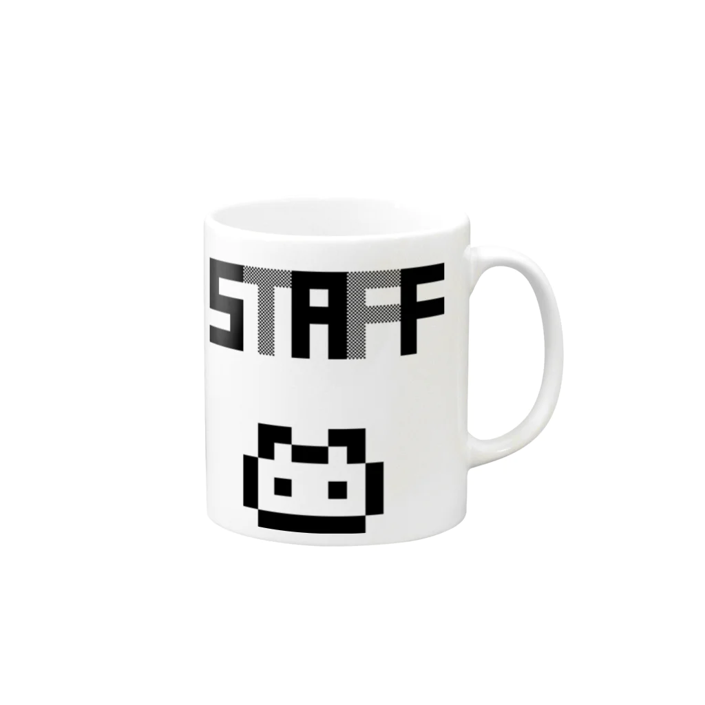 MIKOMOのSTAFF(ドット) Mug :right side of the handle