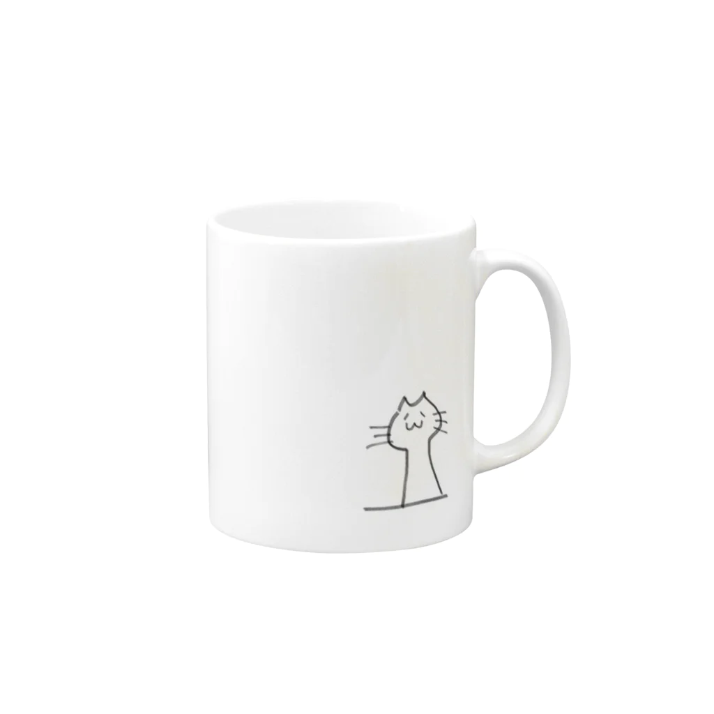 mayonakaの"nyan" Mug :right side of the handle