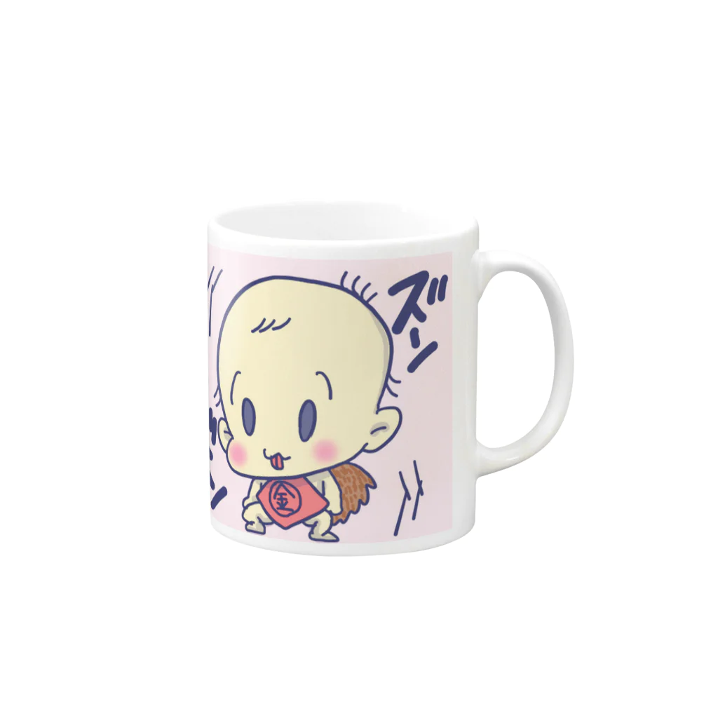 EBIFURAIの子泣きくん Mug :right side of the handle