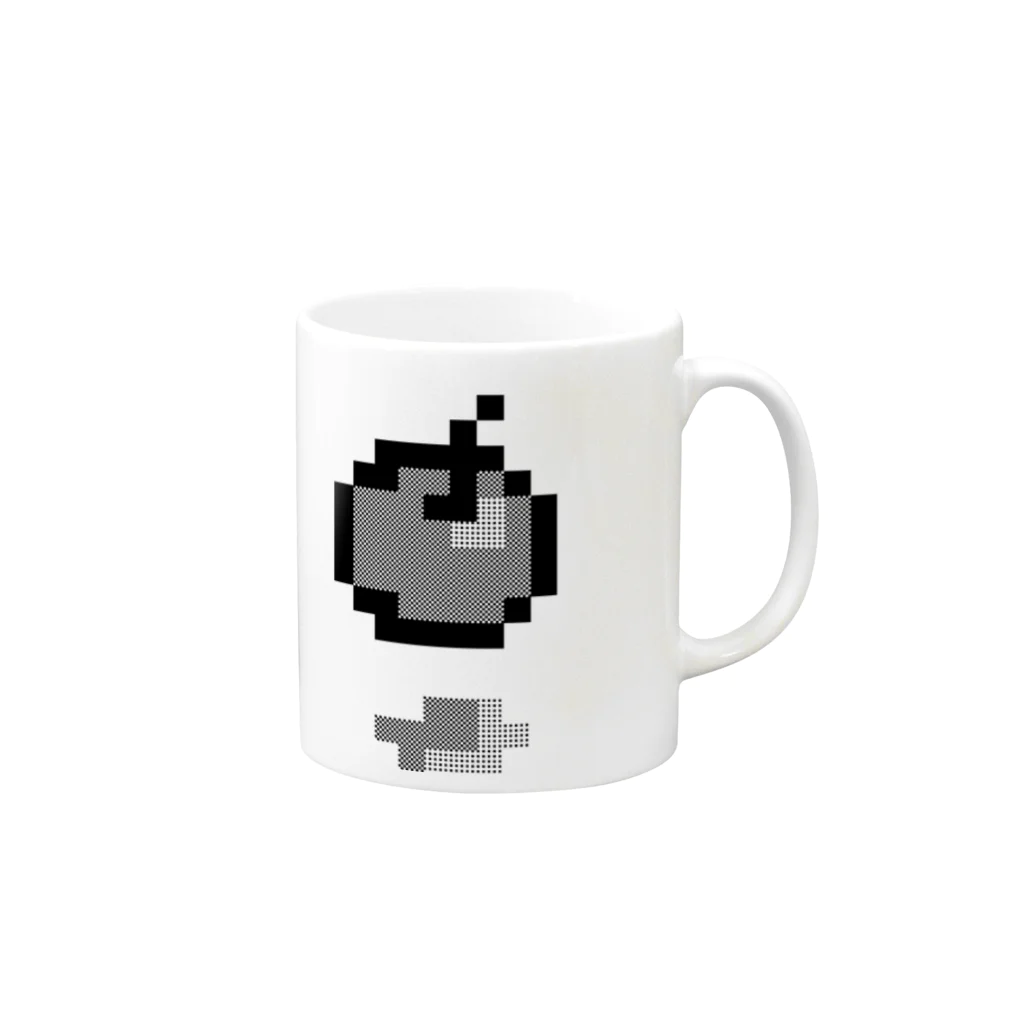 ◣◥◣ MOZ ◥◣◥のsuper power Mug :right side of the handle