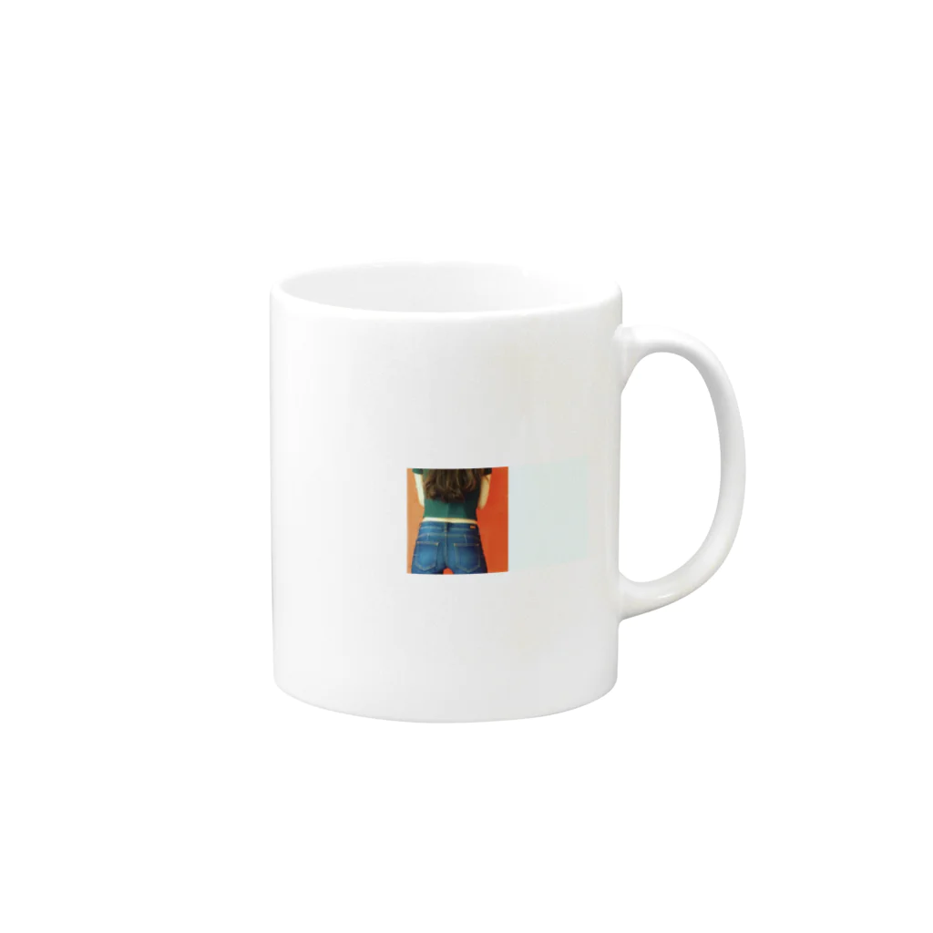 chieのおんなのこ Mug :right side of the handle