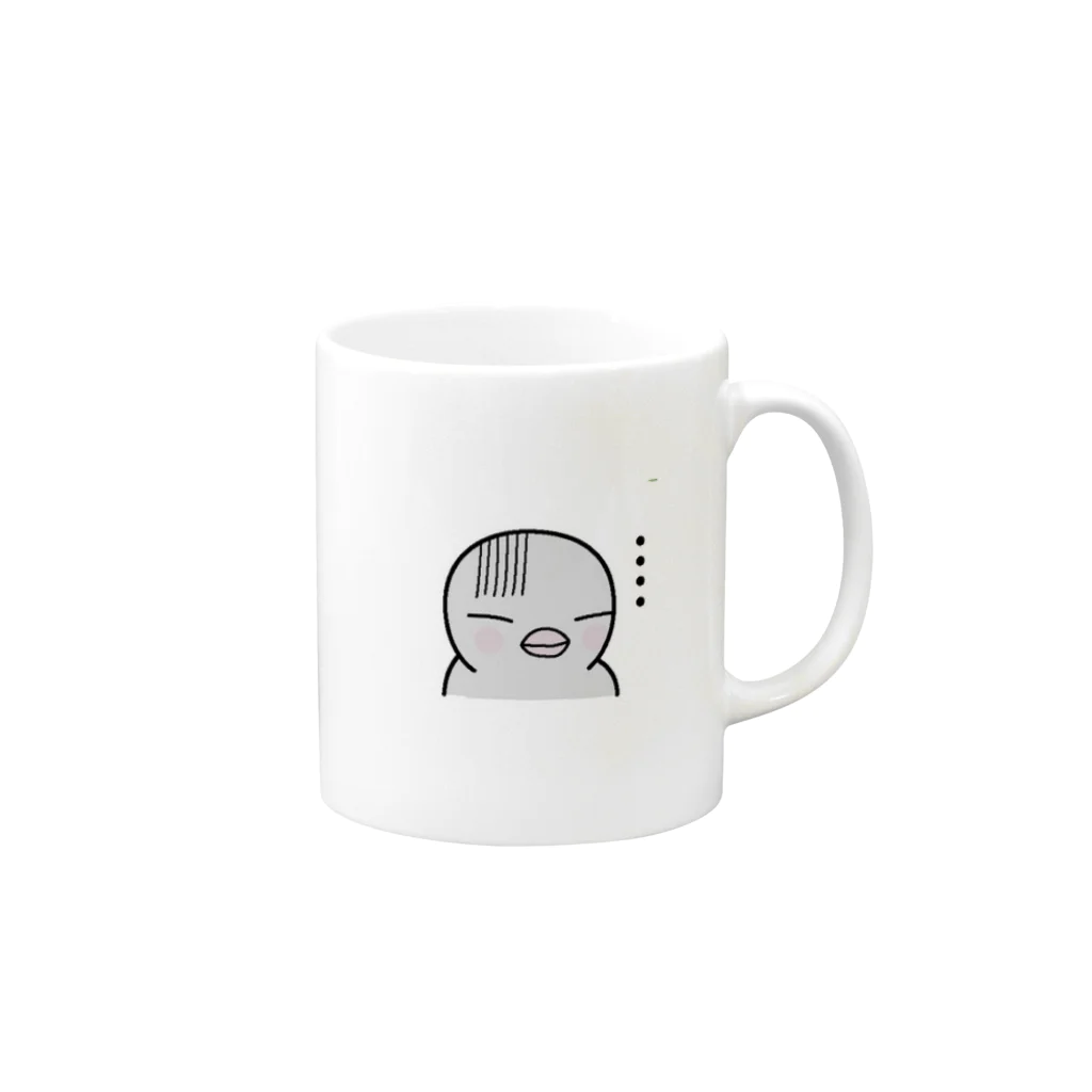 Bunchan1010の文ちゃん　無言 Mug :right side of the handle