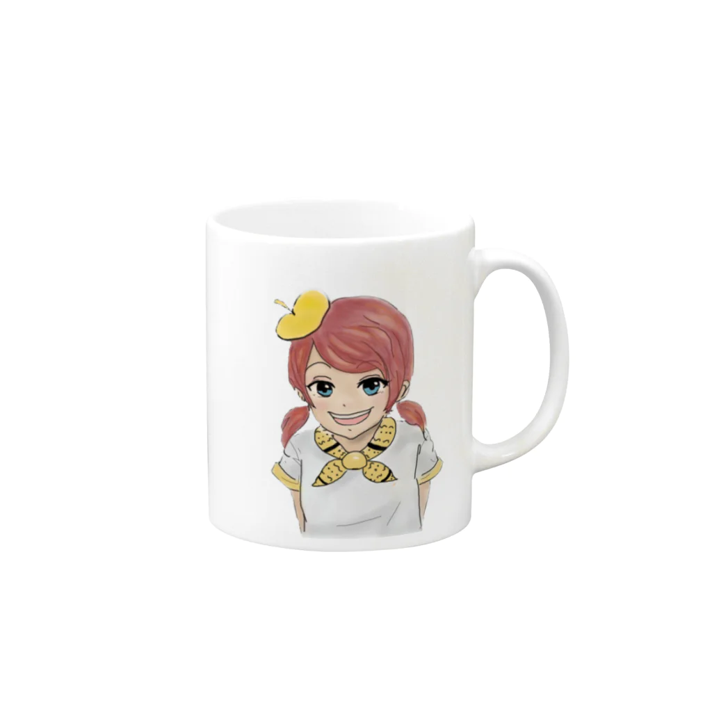 Gumi0421のちらっ Mug :right side of the handle