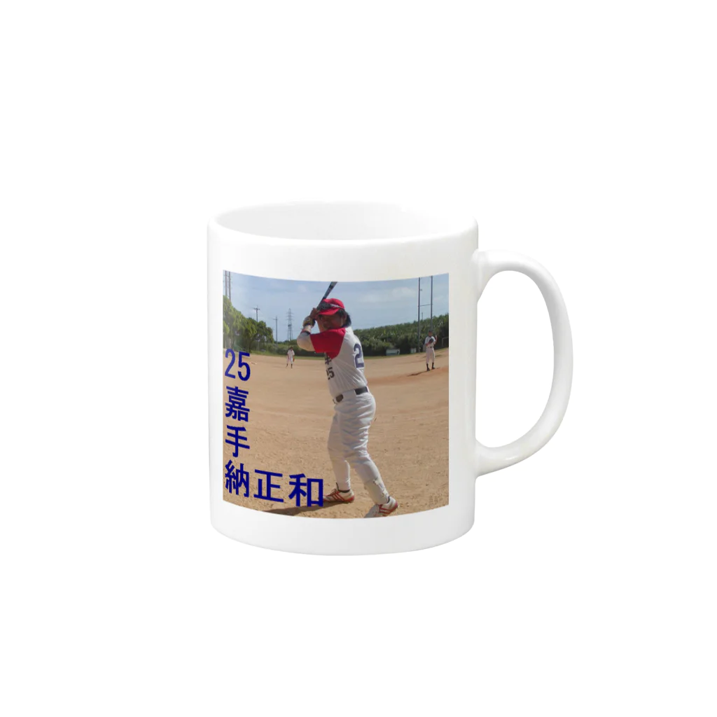 abcd2021のかでな Mug :right side of the handle