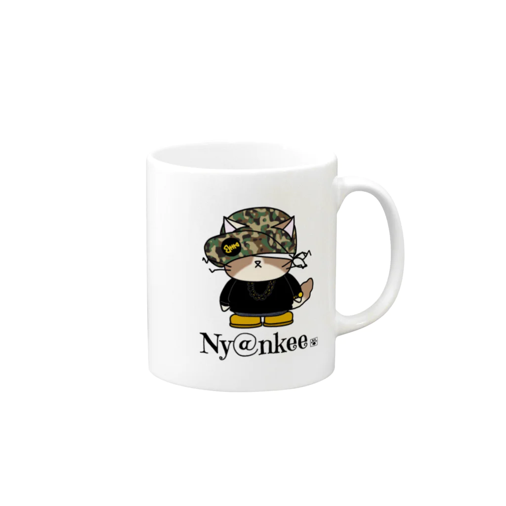 Ny@nkeeのBボーイNy@nkee Mug :right side of the handle