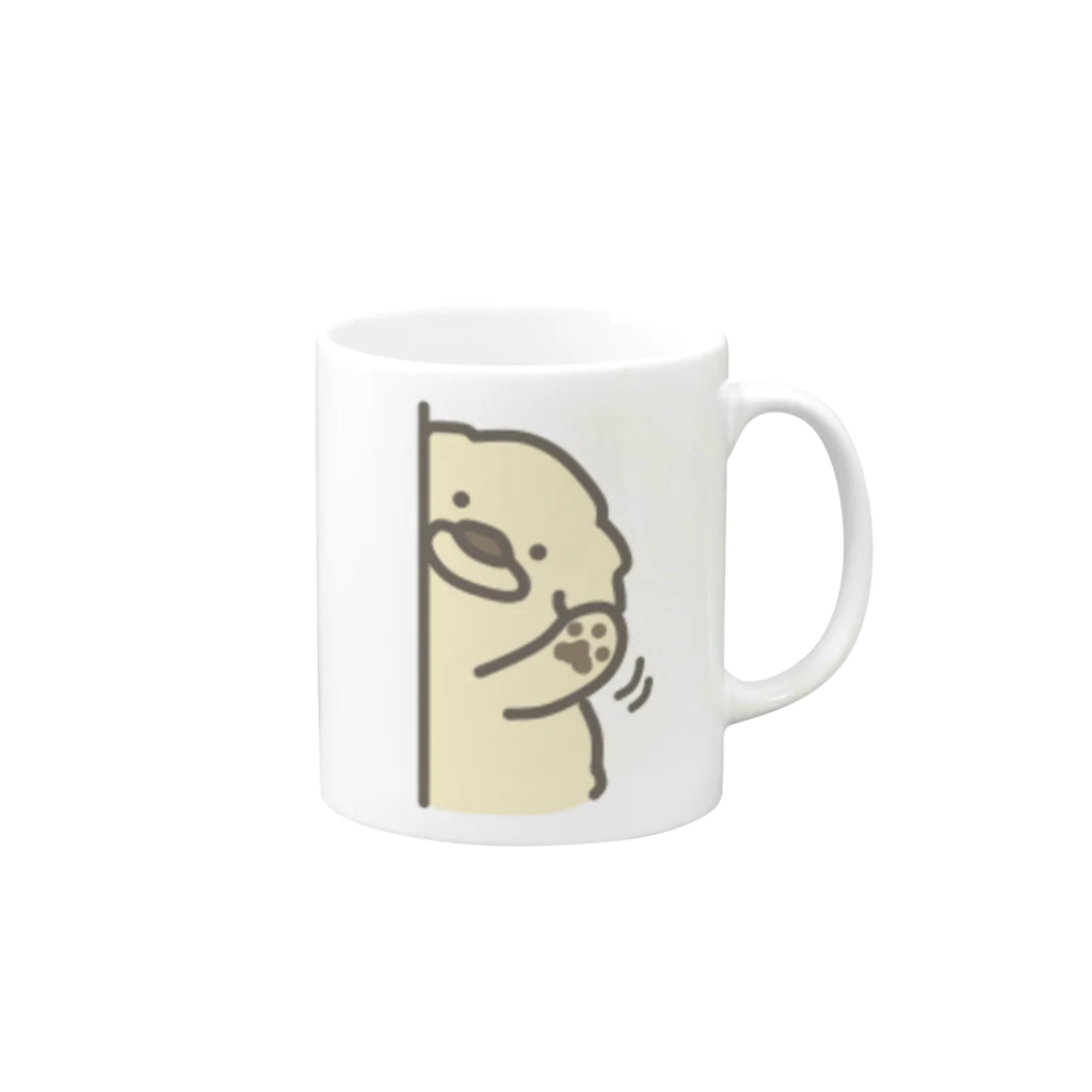 えのころのばいばいぷんた Mug :right side of the handle