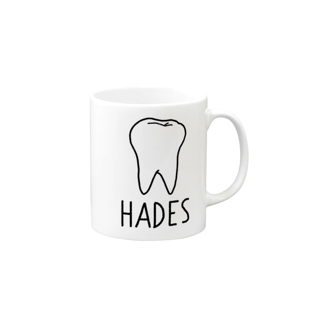 tateto.のHADES Mug :right side of the handle