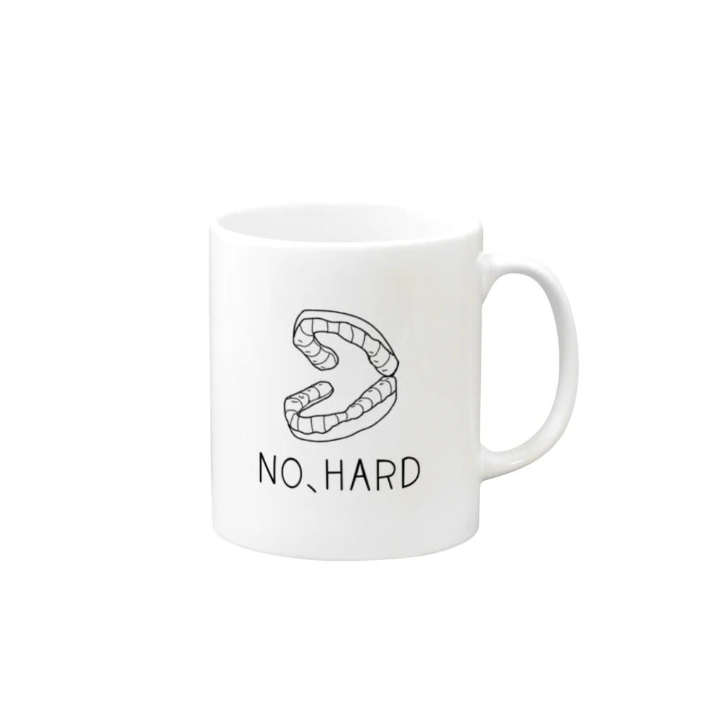 Ｈａｒｕ.の入れ歯くん Mug :right side of the handle