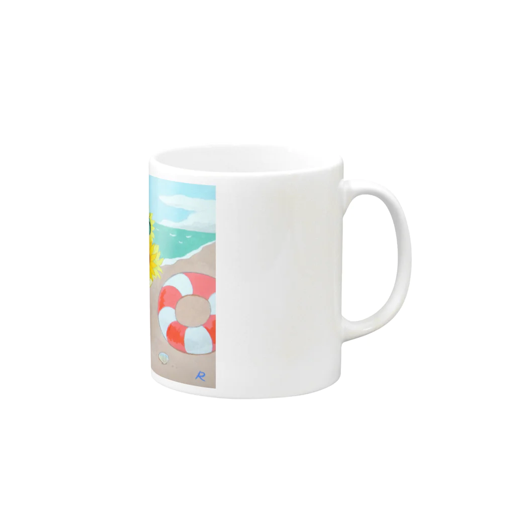 MINATOのひまわりハリー Mug :right side of the handle