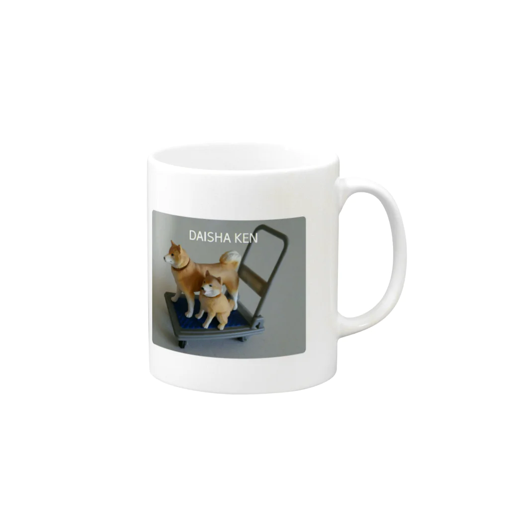 May's SHOP の台車犬 Mug :right side of the handle