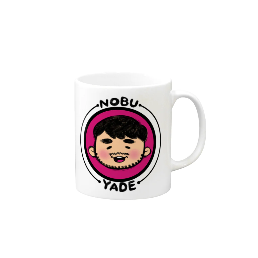 まちゃん💃のNOBUYADE Mug :right side of the handle